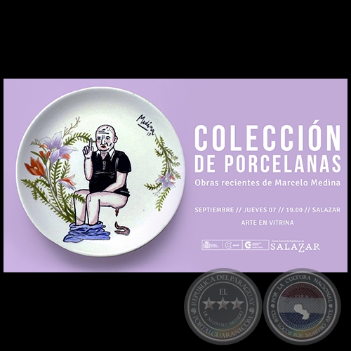Colección de Porcelanas - Obras recientes de Marcelo Medina - Jueves, 7 de Septiembre de 2017